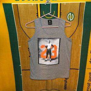 Rare Michael Jordan Tank Top Kids Large Basketball